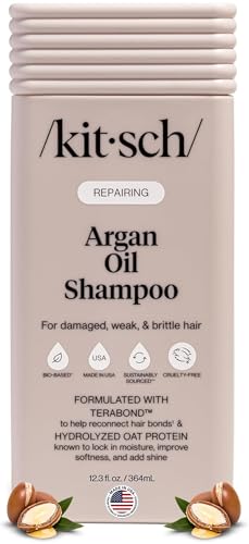 Image 1 of Default Title for the product Kitsch Argan Oil Shampoo for Hair Growth – Hydrating Hair Care – 12.3 oz