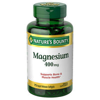Thumbnail for Nature's Bounty Magnesium Rapid Release Softgels 400 mg 75 Softgels