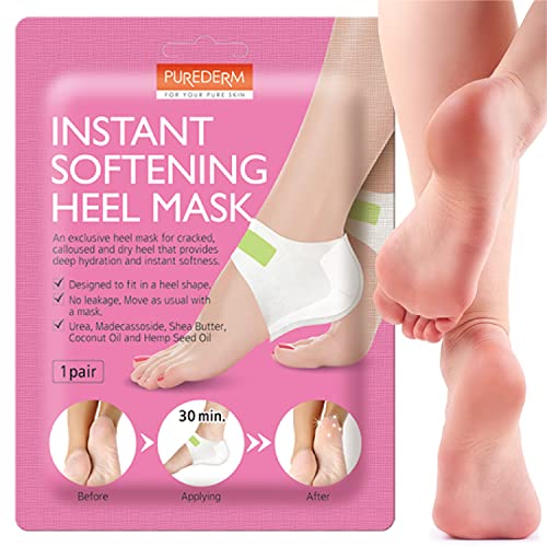 Image 2 of Softening Heel Mask 1 Pack for the product Purederm Exfoliating Foot Mask