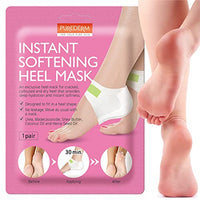 Thumbnail for Image 2 of Softening Heel Mask 1 Pack for the product Purederm Exfoliating Foot Mask