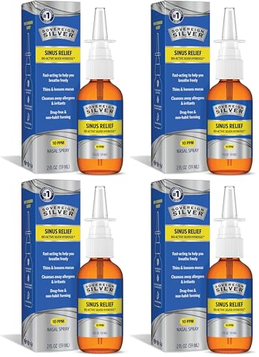 Image 4 of 2 Fl Oz (Pack of 4) for the product Sovereign Silver Sinus Relief Nasal Spray