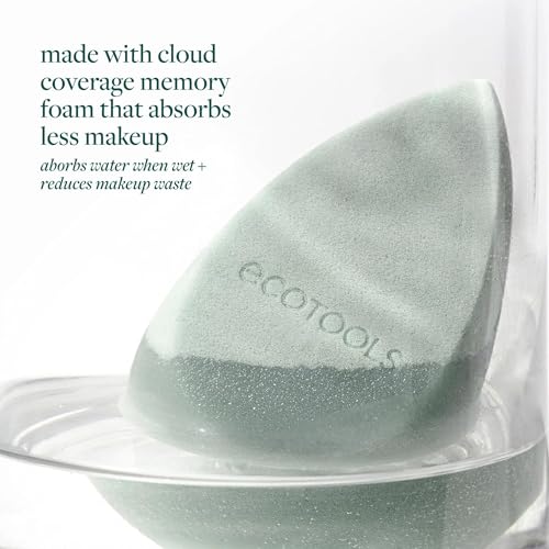 Image 5 of EcoTools Makeup Blender Duo + Brush & Sponge Shampoo Cleaner, Makeup Kit