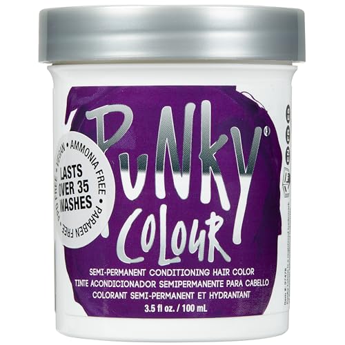 Image 7 of Purple / 3.5 Fl Oz (Pack of 1) for the product Punky Colour Semi Permanent Hair Color