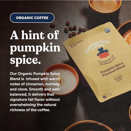 Image 3 of Chamberlain Coffee Ground Coffee - Pumpkin Spice Medium Roast, 10 Ounces