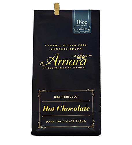 Image 2 of Chocolate / 16 ounce (Pack of 1) for the product Amara Chocolate Gran Criollo Venezuelan Style Dark Hot Chocolate, 32 oz