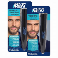 Thumbnail for Image 6 of Dark Brown / 1 Count (0.3 Fl Oz, Pack of 2) for the product Just for Men 1-Day Beard & Brow Color