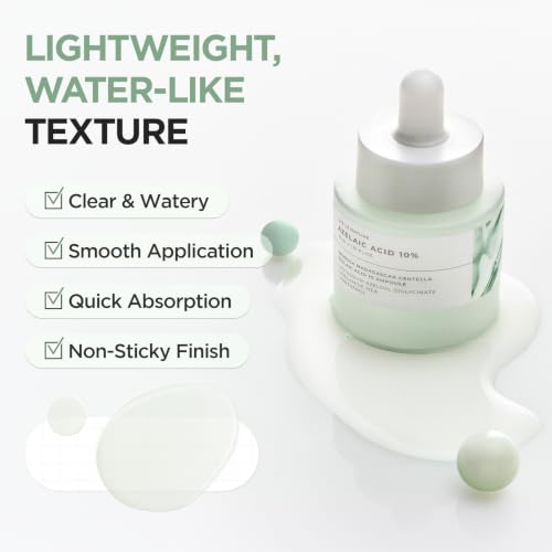 Image 6 of SKIN1004 Azelaic Acid 10% Ampoule, Korean Facial Centella Serum,1.01 fl.oz