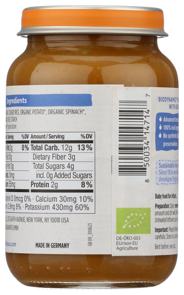 Image 4 of Holle Organic Veggie Risotto Baby Food, 6.7 OZ