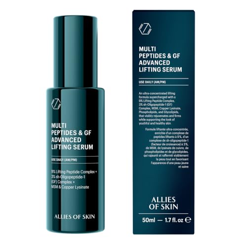 Image 2 of 1.7 Fl Oz (Pack of 1) for the product Allies of Skin Multi Peptides & Growth Factor Collagen Boosting Face Serum