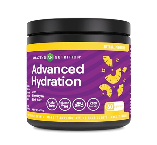 Image 1 of Default Title for the product Amazing Nutrition Advanced Hydration Electrolyte Powder 60 Servings