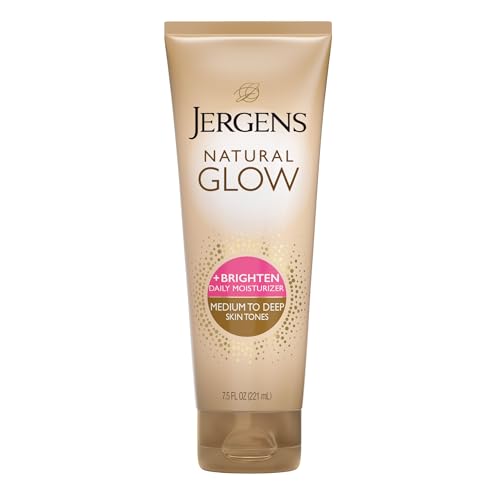 Image 1 of Medium to Deep / 7.5 Fl Oz (Pack of 1) for the product Jergens Natural Glow Self Tanner Body Lotion