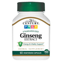Thumbnail for 21st Century Ginseng Extract 60 Veg Caps