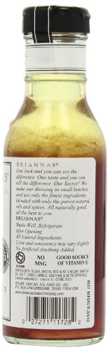 Image 4 of BRIANNAS Home Style Blush Wine Vinaigrette Dressing 12 oz. Bottles - 6 Pack