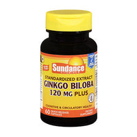 Thumbnail for Sundance Ginkgo Biloba Plus Capsules 120 mg 60 Caps
