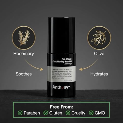 Image 5 of Anthony Pre-Shave and Conditioning Beard Oil, 2 Fl Oz