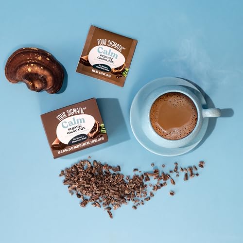 Image 4 of Four Sigmatic Calm Mushroom Cacao Mix 10 Count