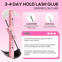 Thumbnail for Image 6 of Azenlo Lash Extensions 40D+60D Cluster 240pcs DIY Wispy Lash Clusters 10-16mm Eyelash Clusters for Beginners At Home Individual Thin Band Lash Kit (40D+60D Kit)