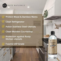 Thumbnail for Image 5 of Kate Naturals Mineral Oil for Wood Cutting Board