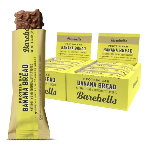 Image 1 of Default Title for the product BAREBELLS Banana Bread Flavored Protein Bars, 20g Protein, 24 Pack