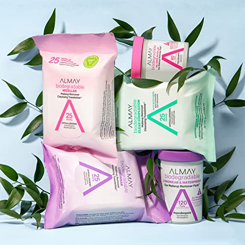 Image 5 of Almay Makeup Remover Cleansing Towelettes 25 Count Pack of 2