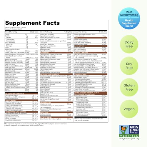 Image 2 of Vibrant Health Maximum Vibrance Vegan Meal Shake Vanilla 15 Servings