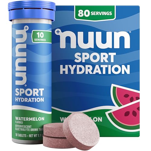 Image 1 of Default Title for the product Nuun Sport Electrolyte Tablets, Watermelon Flavor, GF & Vegan, 8 Pack