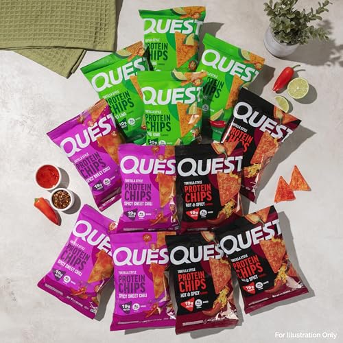 Image 6 of Quest Nutrition Tortilla Style Protein Chips, Spicy Variety Pack, 12 Count