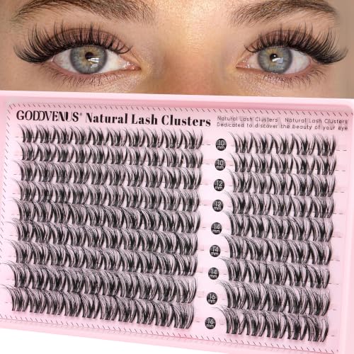 Image 12 of ZF-wispy d curl cluster for the product Goddvenus Eyelash Extensions Wispy Natural DIY C Curl Individual Lashes Clusters