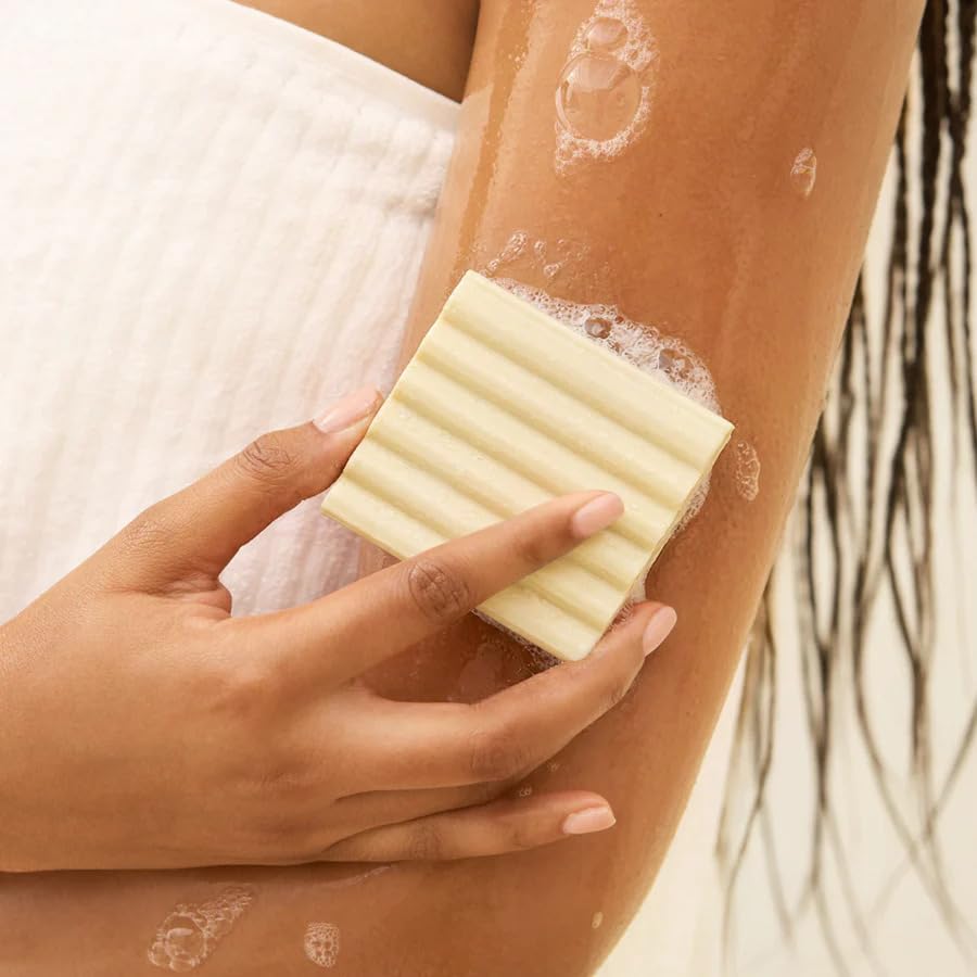 Image 4 of Kitsch Rice Water Protein Restoring Face & Body Wash Bar Soap – 4 oz