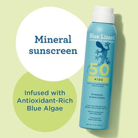 Thumbnail for Image 4 of BLUE LIZARD Kids Mineral Sunscreen Spray SPF 50+, 5 oz