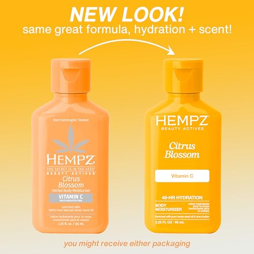 Image 3 of Hempz Body Lotion, Limited Edition Mini, Aloe, Citrus Blossom, 2.25 Fl Oz