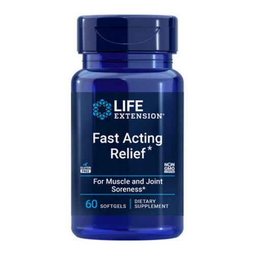 Life Extension Fast Acting Relief 60 Softgels