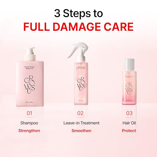 Image 7 of GROWUS Damage Therapy Shampoo (16.9 Fl Oz) 500ml