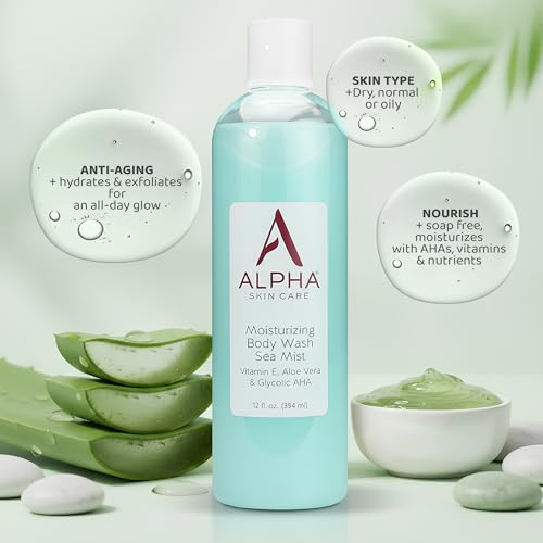 Image 6 of Alpha Skin Care Moisturizing Body Wash, Glycolic AHA