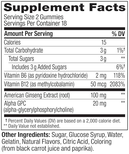 Image 8 of OLLY Laser Focus Gummy Supplement 36 Count