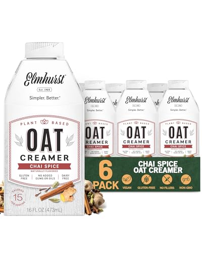 Image 1 of Default Title for the product Elmhurst 1925 Chai Spice Oat Creamer - 16 Ounce (Pack of 6)