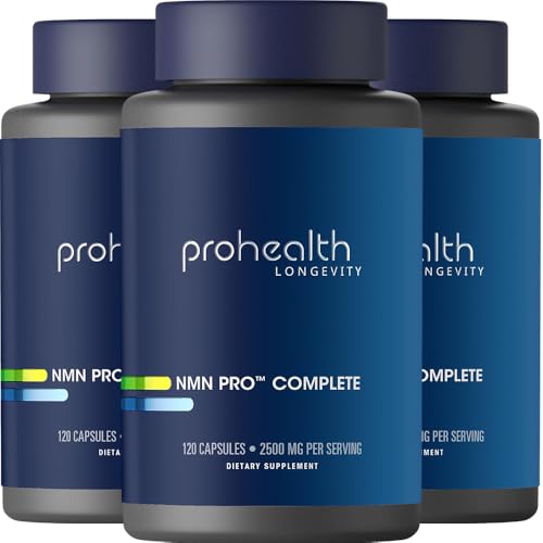 Image 1 of 120 Count (Pack of 3) for the product ProHealth NMN Pro Complete (120 Capsules, 3 Pack)