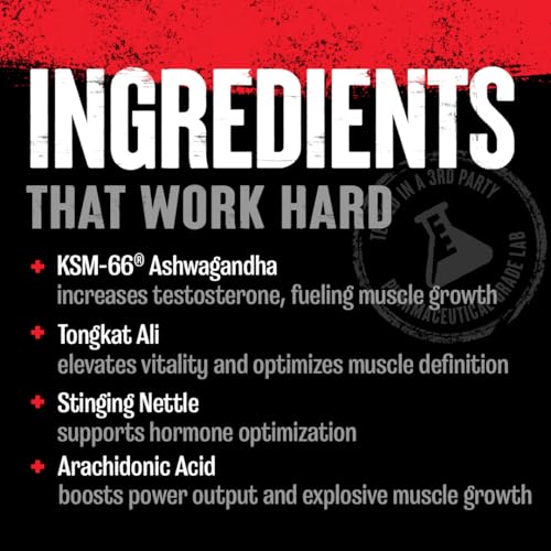 Image 7 of Animal Test Testosterone Booster Supplement for Men | 21 Day Pill Packs