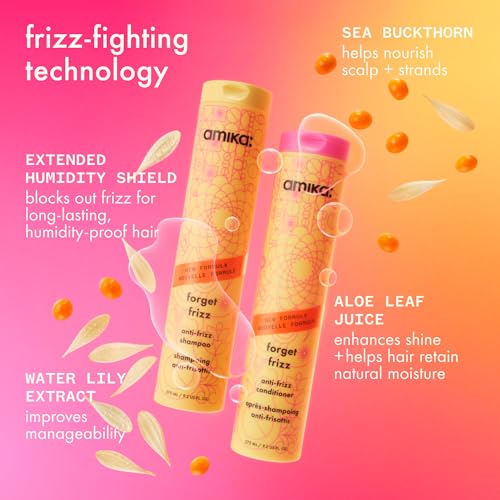 Image 4 of Amika Forget Frizz Anti-Frizz Shampoo