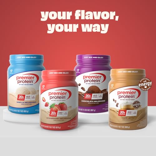 Image 6 of Premier Protein 30g High Protein Powder, 100% Whey, Strawberry, 17 Servings