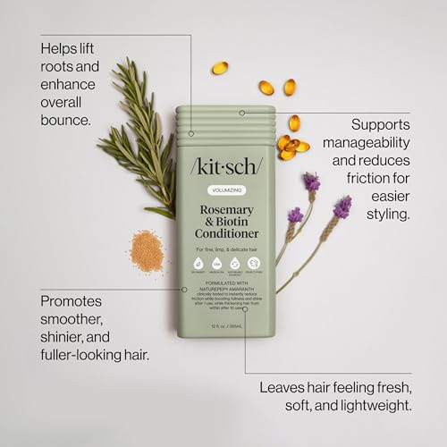Image 3 of Kitsch Rosemary & Biotin Conditioner for Hair Growth – Made in USA, 12.3 oz