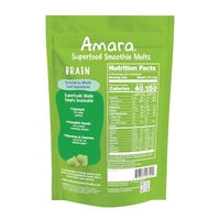 Thumbnail for Image 2 of Amara Organic Sweet Greens & Banana Brain Blend Superfood Smoothie Melts