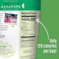 Thumbnail for Image 2 of AshaPops Popped Water Lily Seeds, Vegan Cheese, 1 oz Bags, Pack of 1