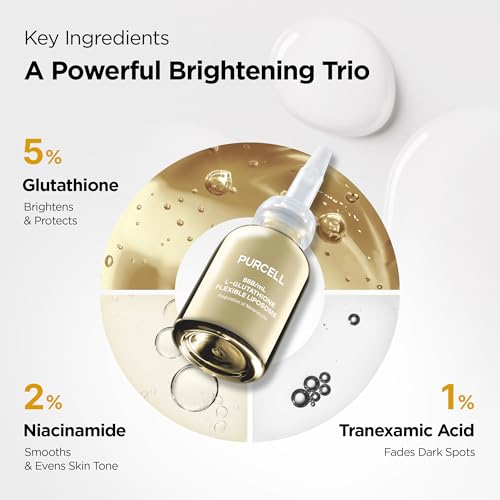 Image 4 of PURCELL 5% L-Glutathione Face Serum with TXA, 1.01 fl oz / 30 ml