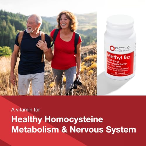 Image 3 of PROTOCOL FOR LIFE BALANCE Methyl B12 5,000 mcg, Brain Health*, 60 Lozenges