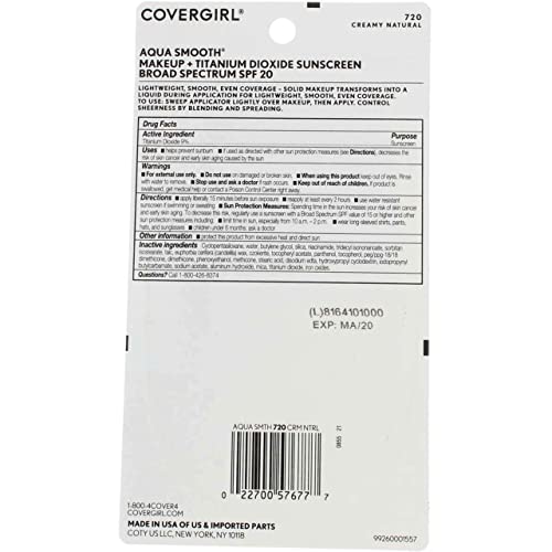 Image 2 of COVERGIRL Smoothers AquaSmooth Compact Foundation 0.40 oz Pack of 9