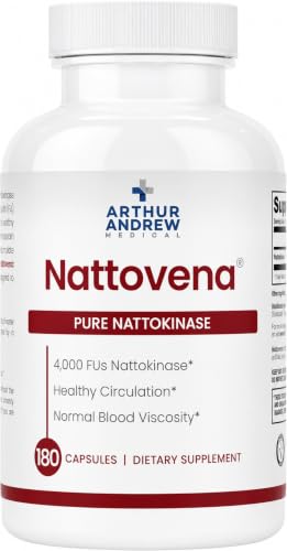 Image 3 of 180 Count (Pack of 1) for the product Arthur Andrew Medical Nattovena Pure Nattokinase 4000 FU Capsules