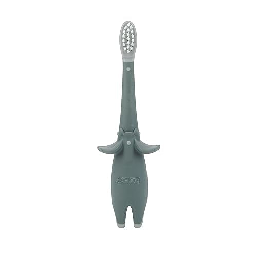 Image 5 of Dr. Talbot's Toddler Training Toothbrush - Soft Toddler Toothbrush for Kids - 6+ Months - Elephant