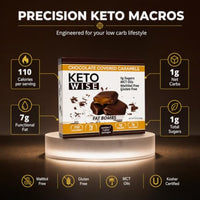 Thumbnail for Image 3 of Keto Wise Fat Bombs Chocolate Covered Caramels, Pack of 7