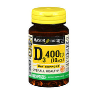 Thumbnail for Mason Vitamin D400 100 Softgels